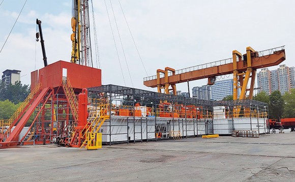 哈薩克斯坦ZJ40鉆機(jī)固控系統(tǒng)